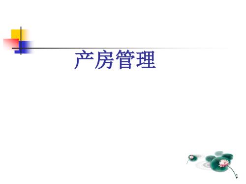 产房管理ppt课件.ppt
