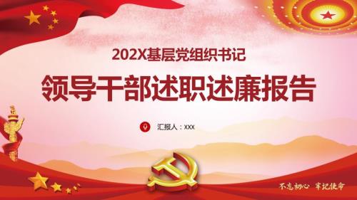 党书记个人述职述廉述廉报告PPT授课课件.pptx