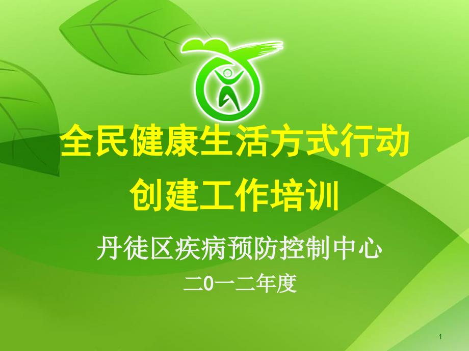 丹徒区创建全民健康生活方式乡镇社区单位食堂餐厅培训课件.ppt_第1页