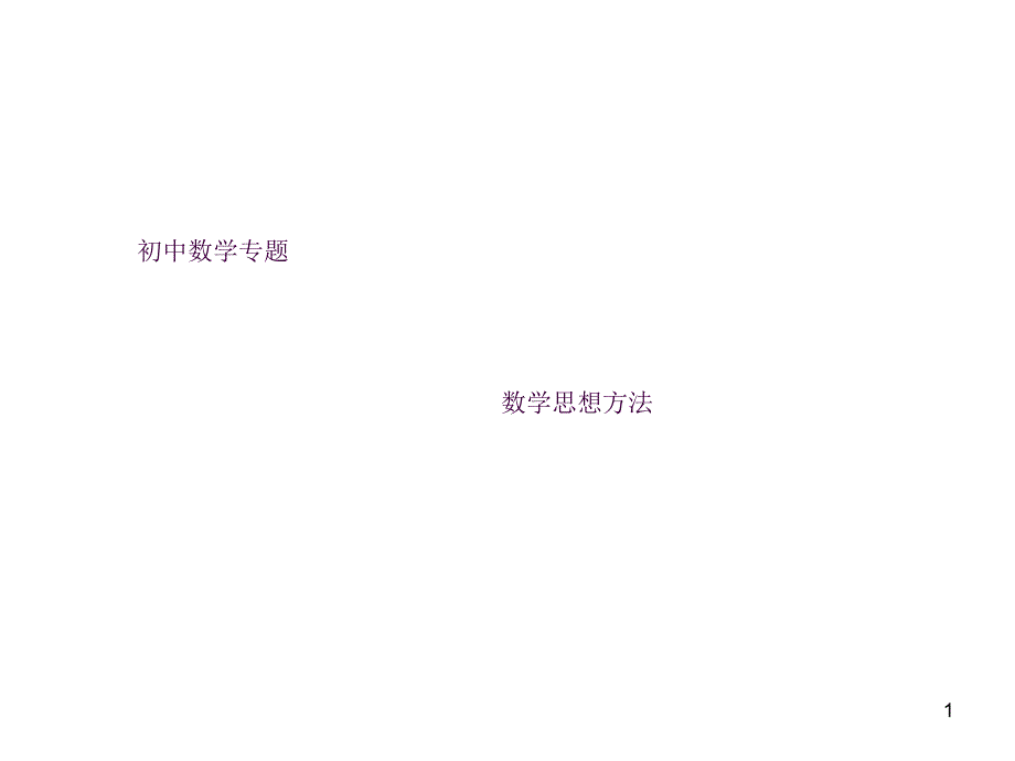 初中数学专题ppt课件.ppt_第1页