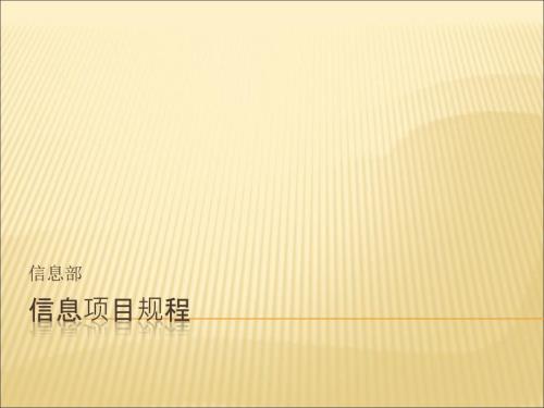 信息化项目规程流程图.ppt