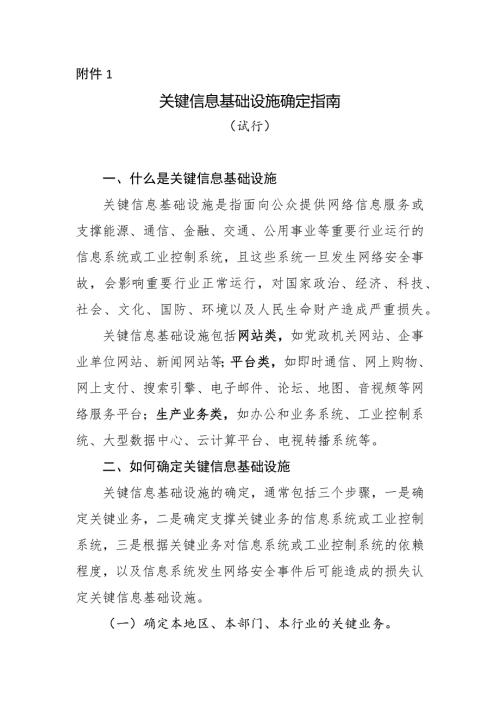 关键信息基础设施确定指南.doc