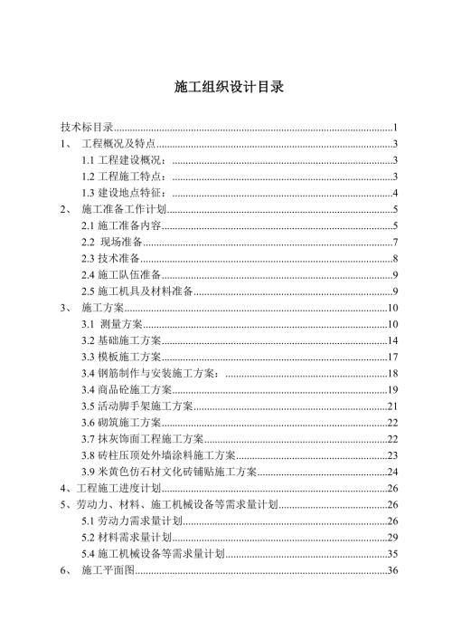 围墙工程技术标.doc