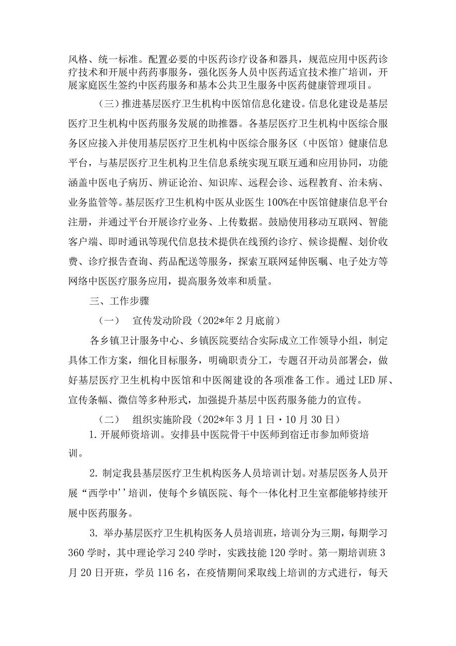 基层医疗卫生机构中医馆和中医阁建设实施方案.docx_第2页