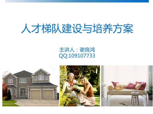 人才梯队建设与培养方案.ppt