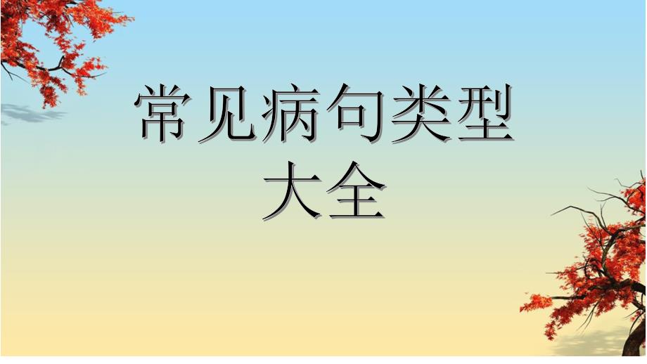 初中常见病句类型大全及修改技巧课件.pptx_第1页