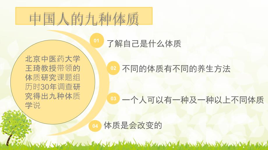中医九种体质的养生.pptx_第2页