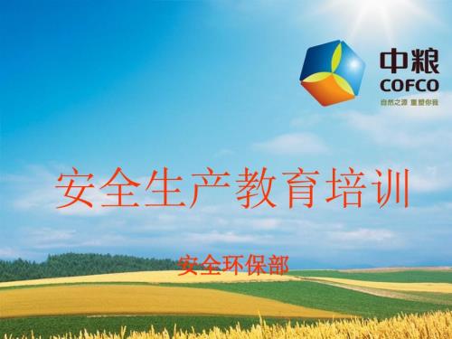 中粮安全培训PPT课件.ppt