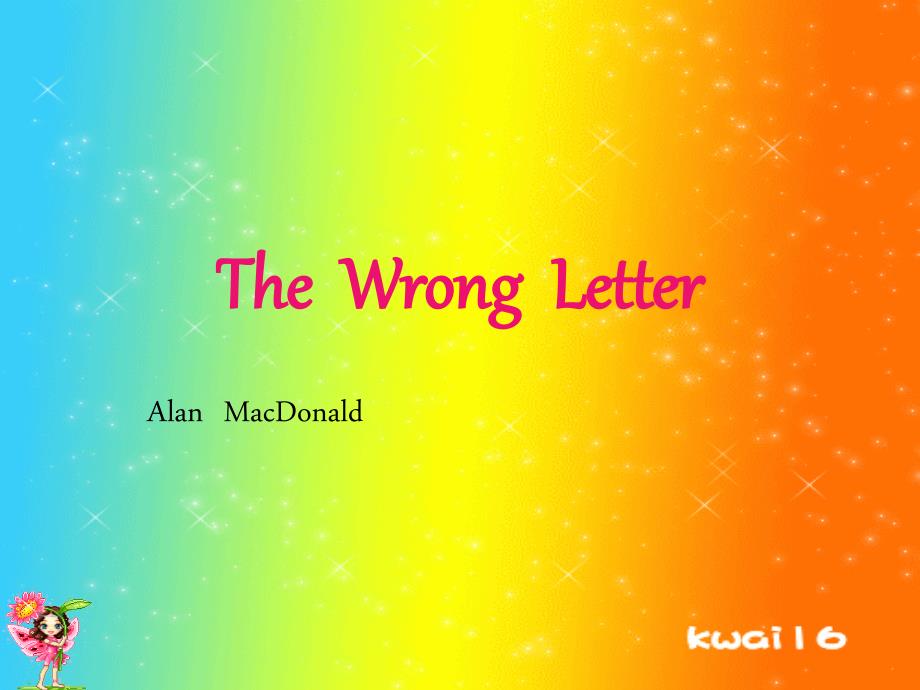 典范英语Thewrongletter.ppt_第1页