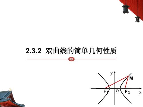 双曲线的简单几何性质ppt课件公开课副本.ppt