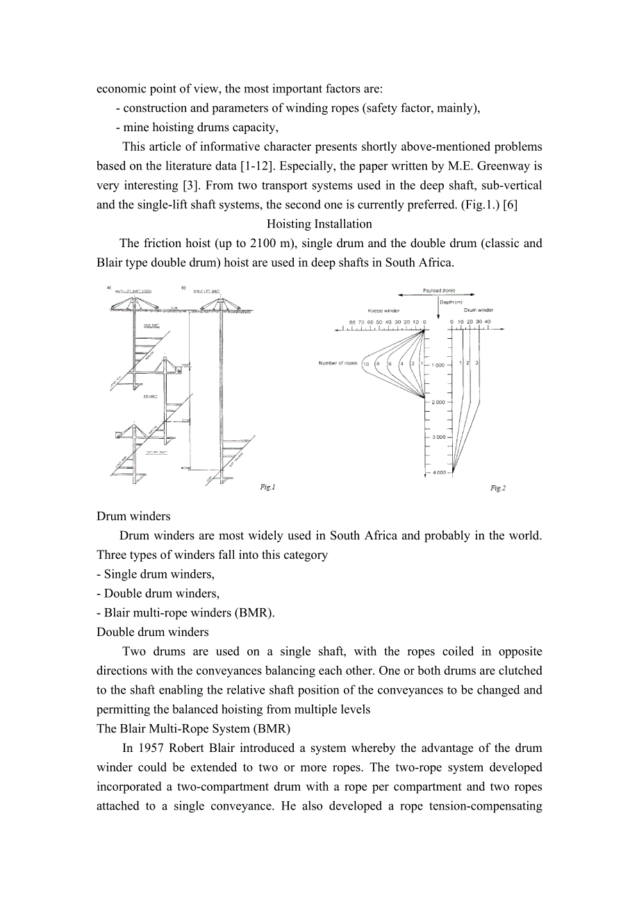 外文翻译21世纪前半叶矿井提升机在深井中的应用.doc_第2页