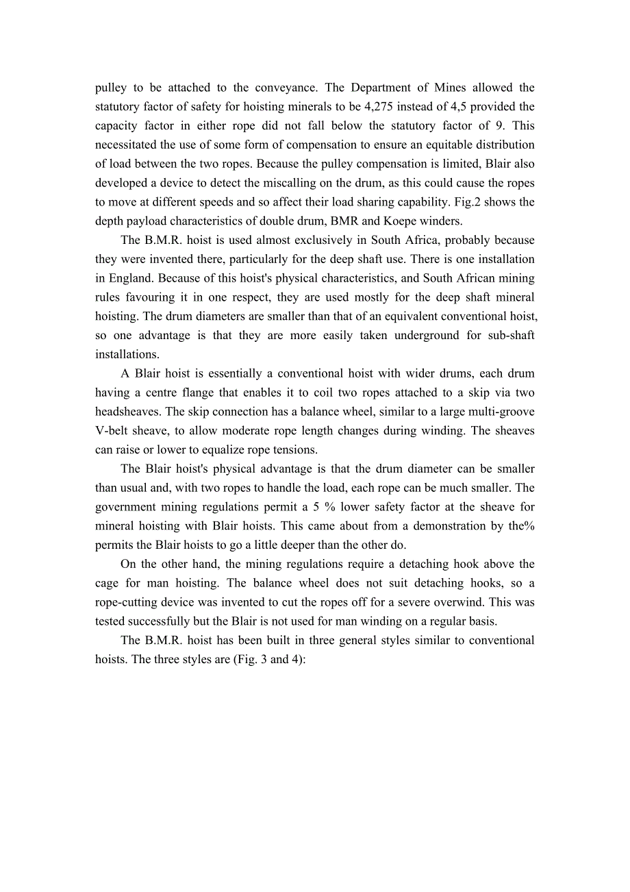 外文翻译21世纪前半叶矿井提升机在深井中的应用.doc_第3页