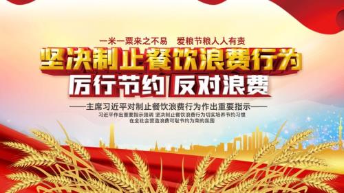 坚决制止餐饮浪费行为厉行节约反对浪费PPT培训课件带内容.pptx