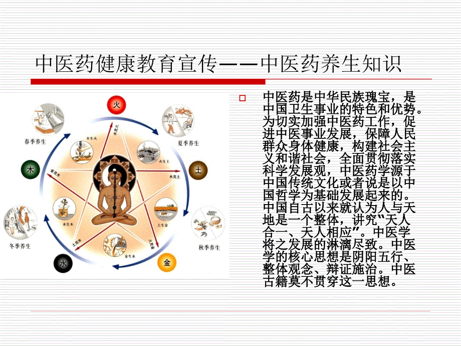 中医药健康教育宣传知识中医药养生课件.ppt_第1页