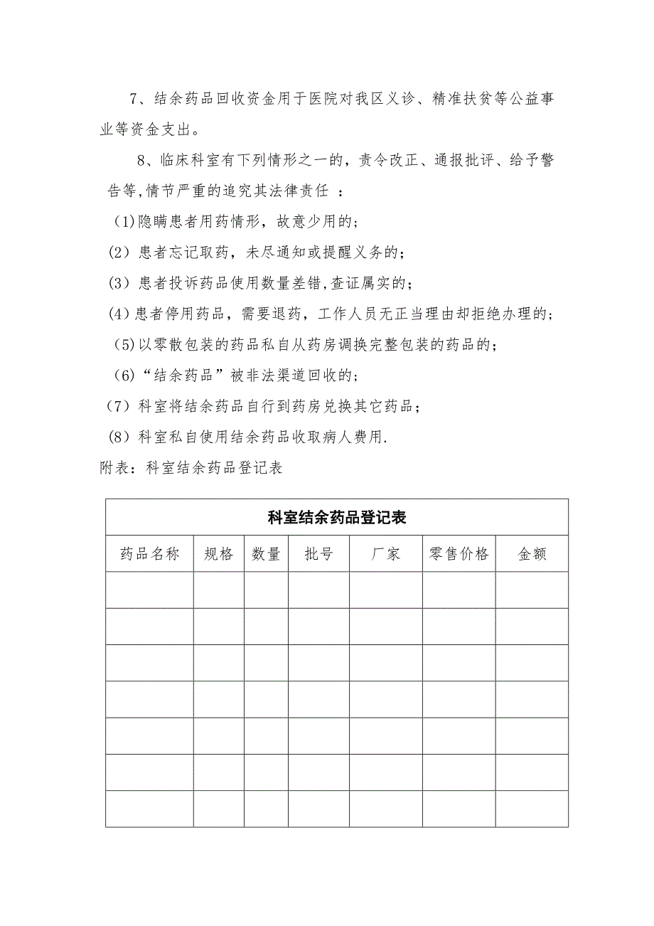 医院结余药品管理制度.doc_第2页