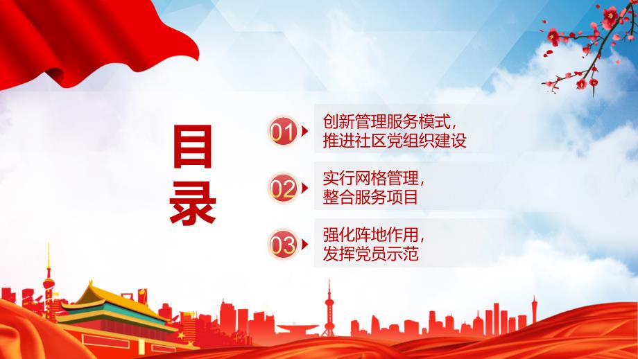 图文社区特色亮点简洁实用打造社区特色亮点精心服务社区居民工作讲授PPT课件.pptx_第3页