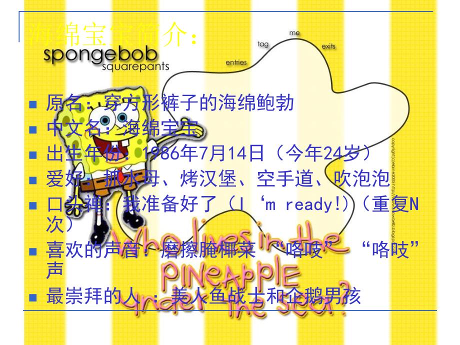 介绍海绵宝宝PPT课件.ppt_第2页