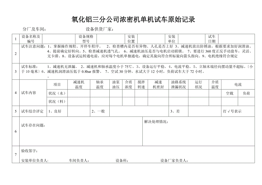 单机试车原始记录表.doc_第2页