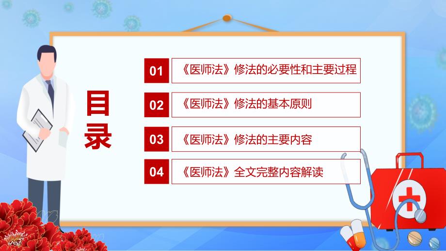 坚持人民至上生命至上2021年新制定医师法实用PPT演示模板.pptx_第3页