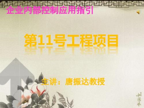 企业内部控制应用指南工程项目资产管理.ppt