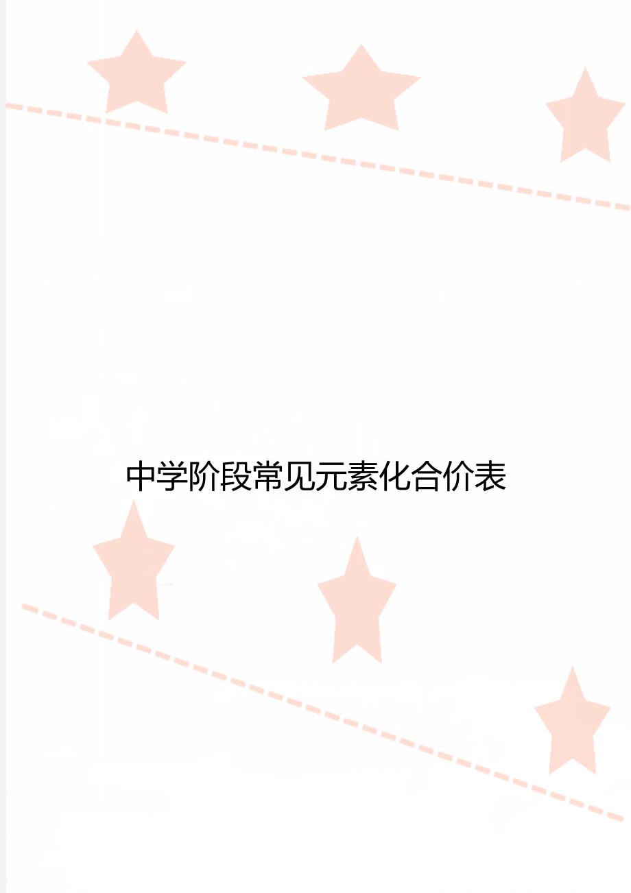 中学阶段常见元素化合价表.doc_第1页