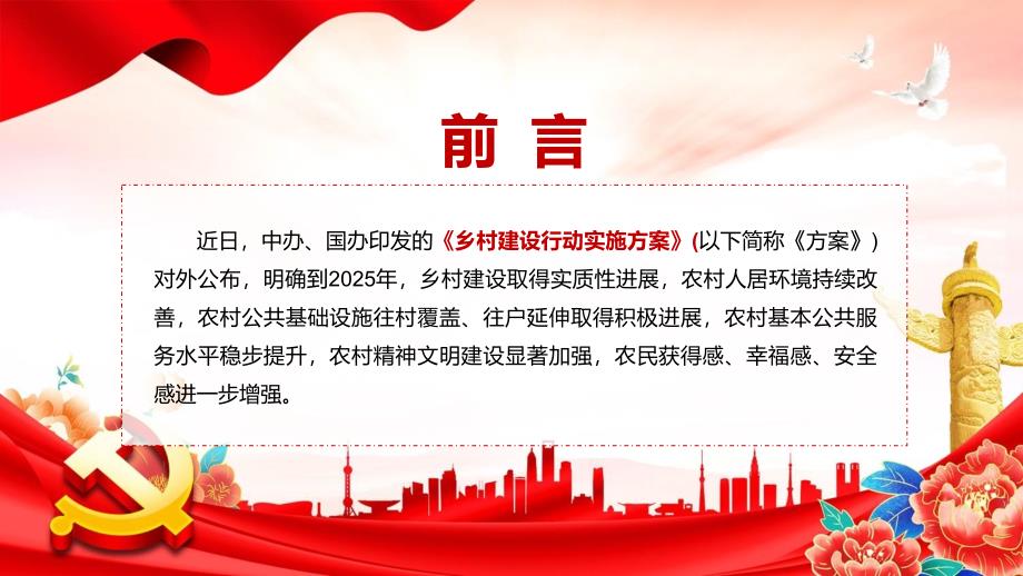 传达学习2022年中办国办乡村建设行动实施方案扎实稳妥推进乡村建设PPT培训课件.pptx_第2页