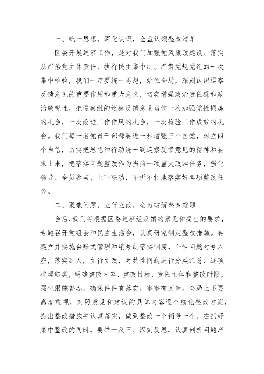 党支部书记巡察反馈表态发言.docx_第3页