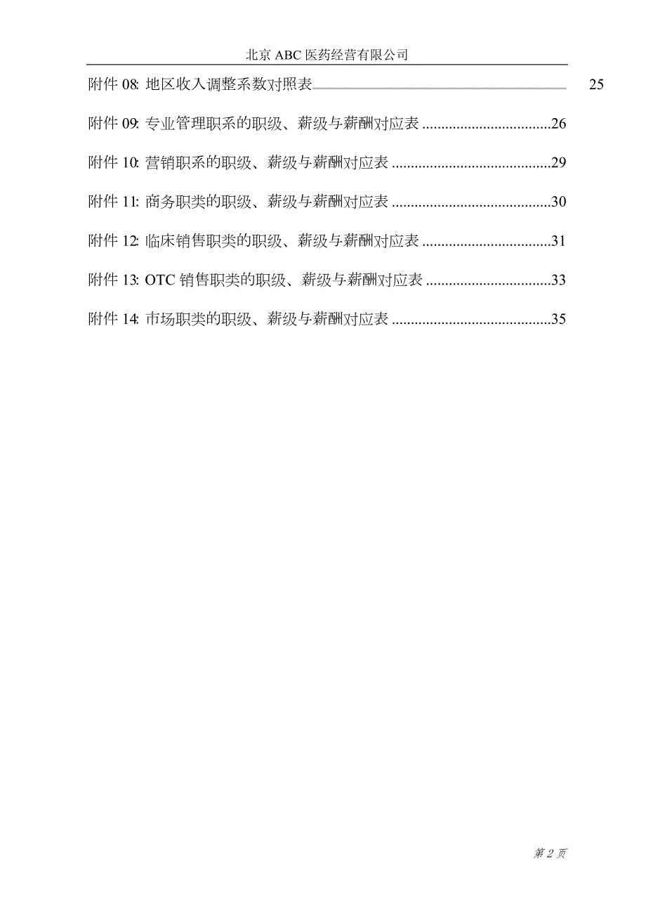 北京紫竹医药公司薪酬管理办法V10详细D到每个岗位年.docx_第3页
