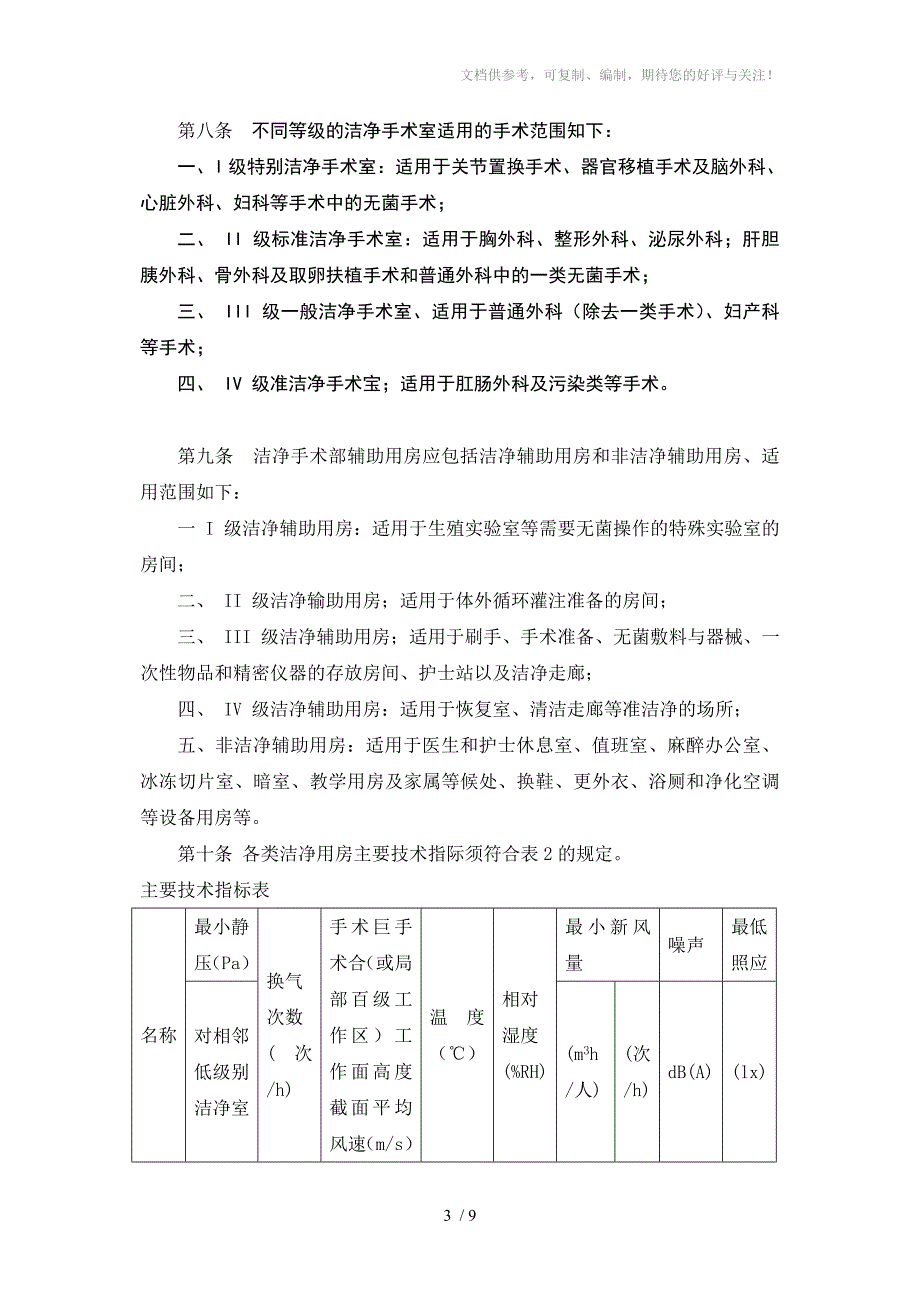 医院手术室建设标准.doc_第3页