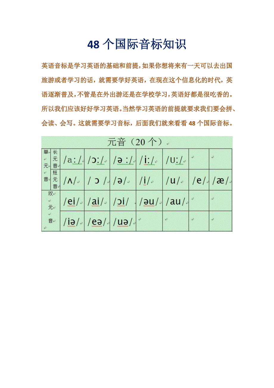 国际音标知识.docx_第1页