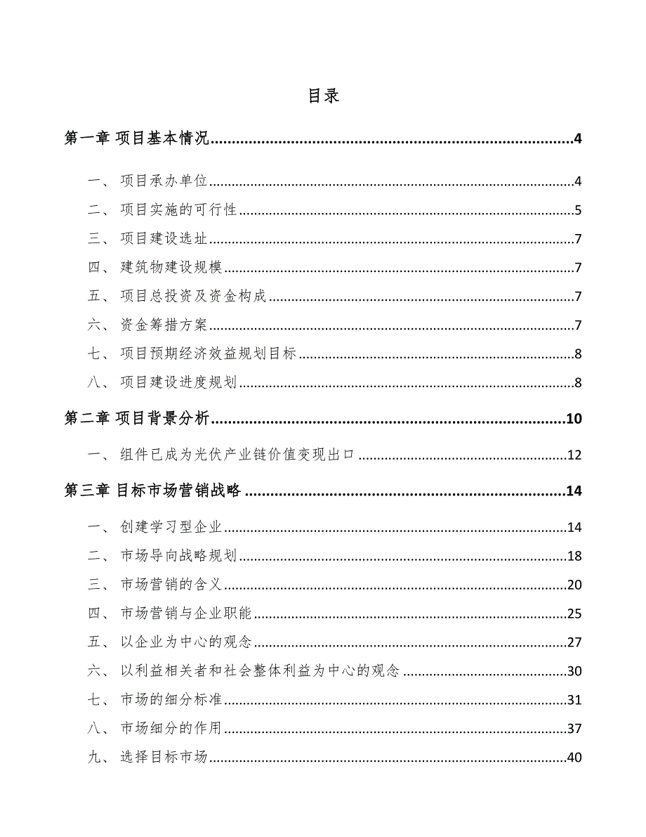 光伏组件公司目标市场营销战略方案.docx_第2页