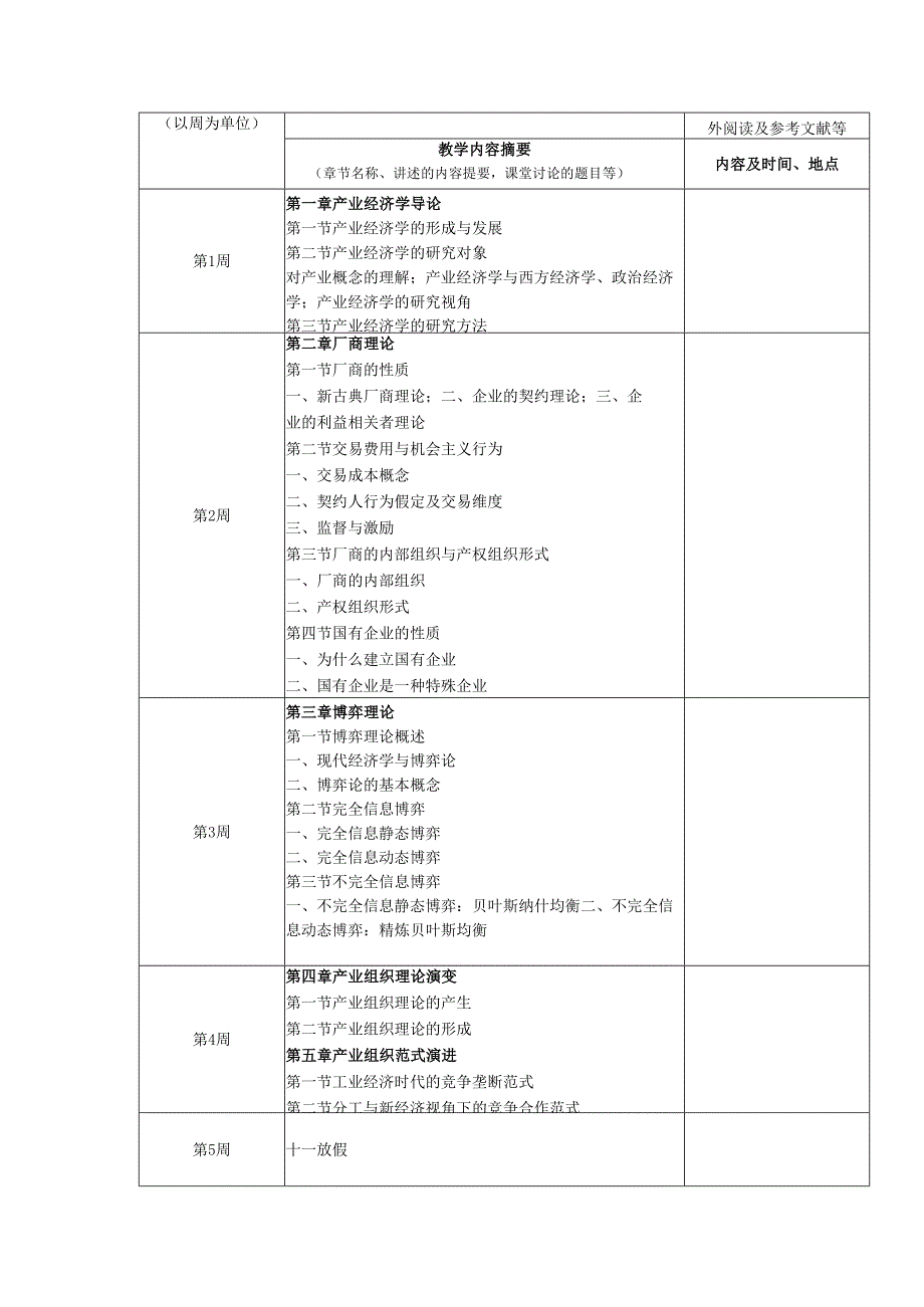 《产业经济学》产业经济学、规制经济学、产业结构理论与政策课程说明书.docx_第2页
