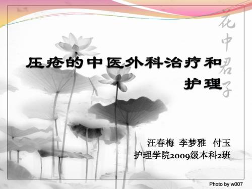压疮的中医外科治疗和护理.ppt.ppt