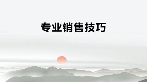 医药销售专业拜访技巧.ppt