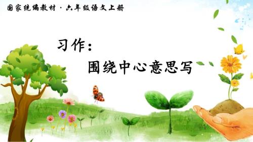 习作围绕中心意思写课件.ppt
