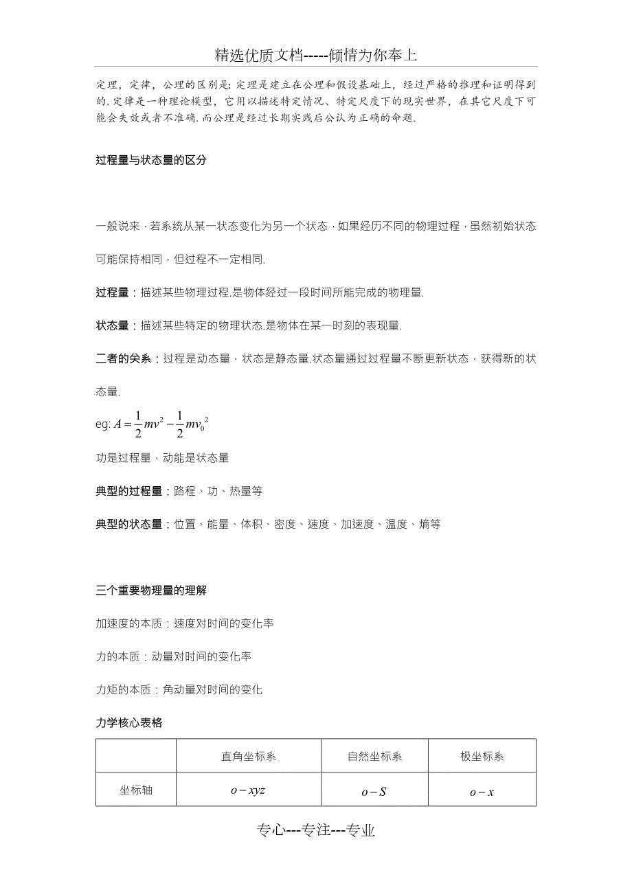 力学精华公式归纳第三版漆安慎共18页.docx_第2页