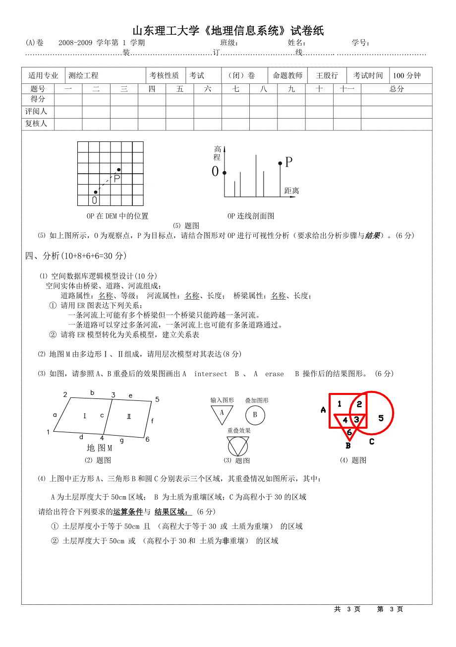 地理信息系统试题含答案.doc_第3页
