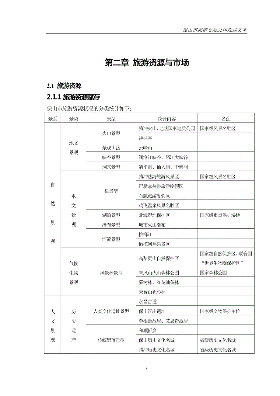 保山旅游发展总体规划doc51页.doc_第3页