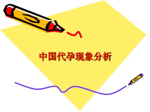 中国代孕现象分析PPT课件.ppt