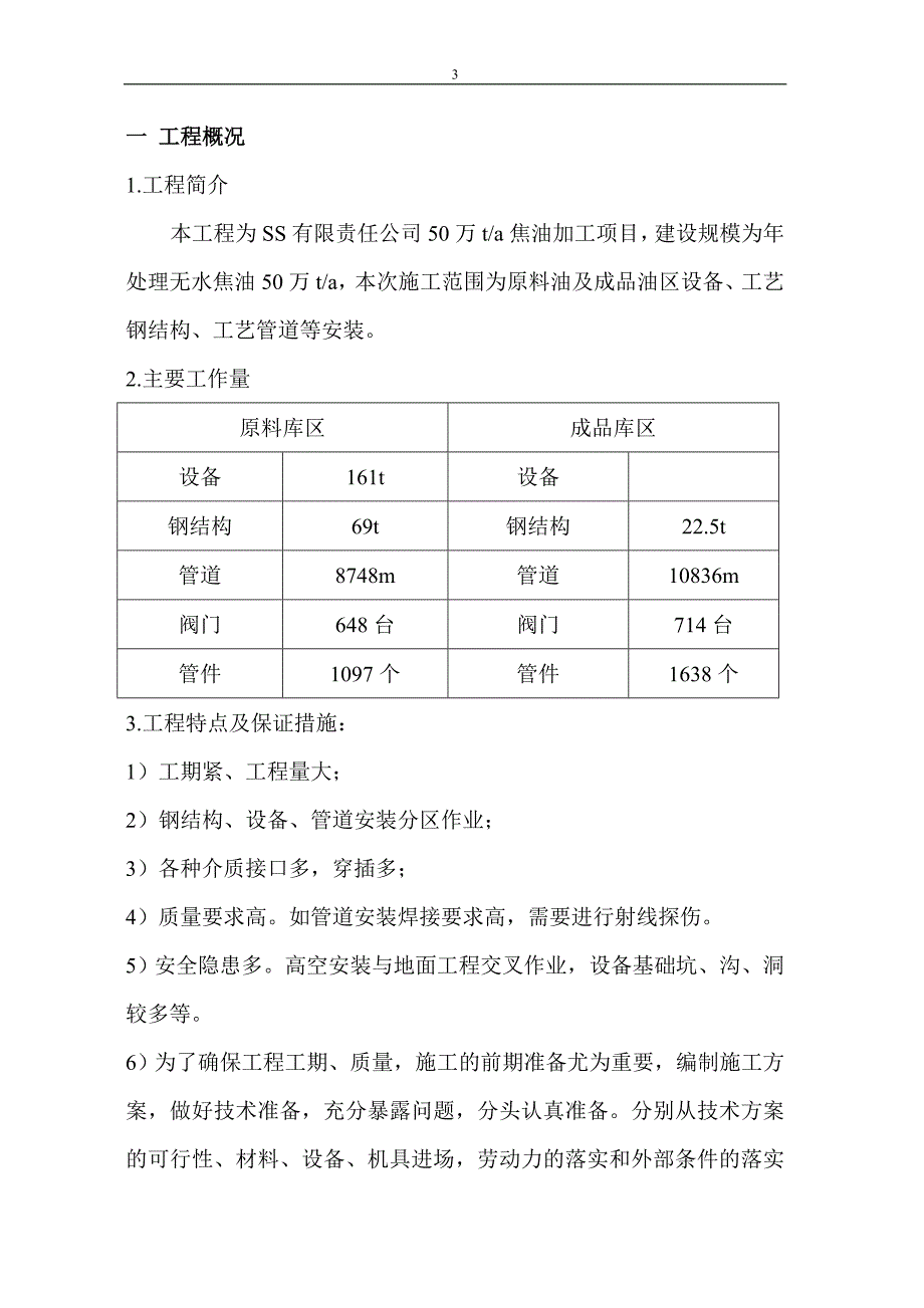 化工厂项目设备安装工程施工方案.doc_第3页