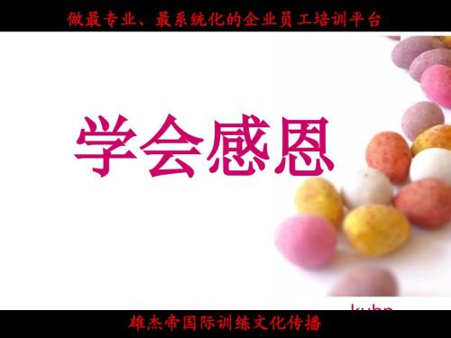 企业内训之感恩篇PPT课件.ppt
