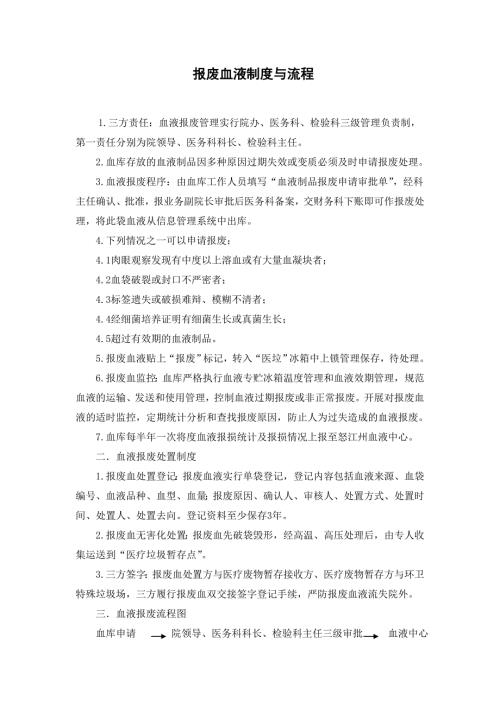 医院报废血液制度与流程.doc
