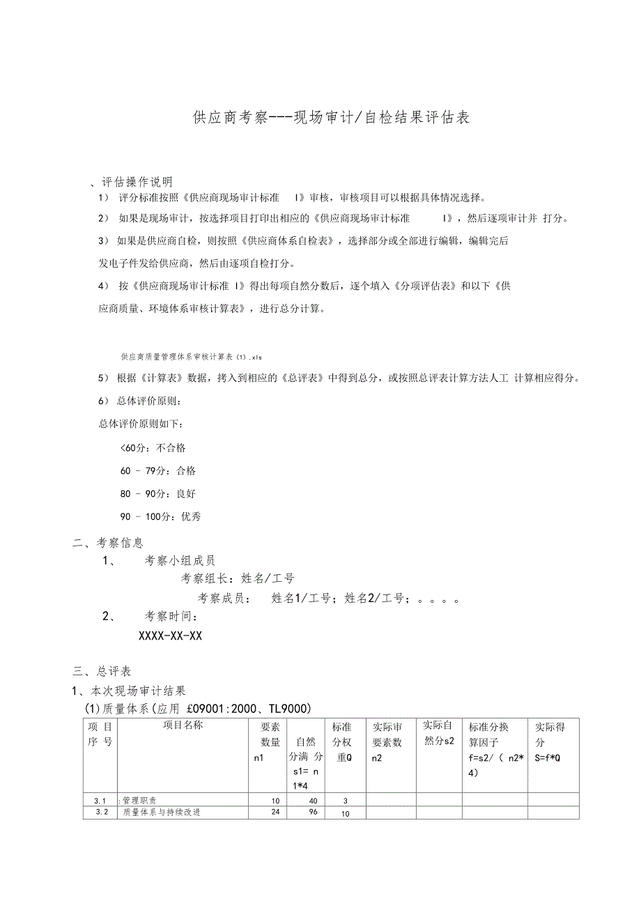 华为供应商质量管理体系考察报告全.doc_第2页