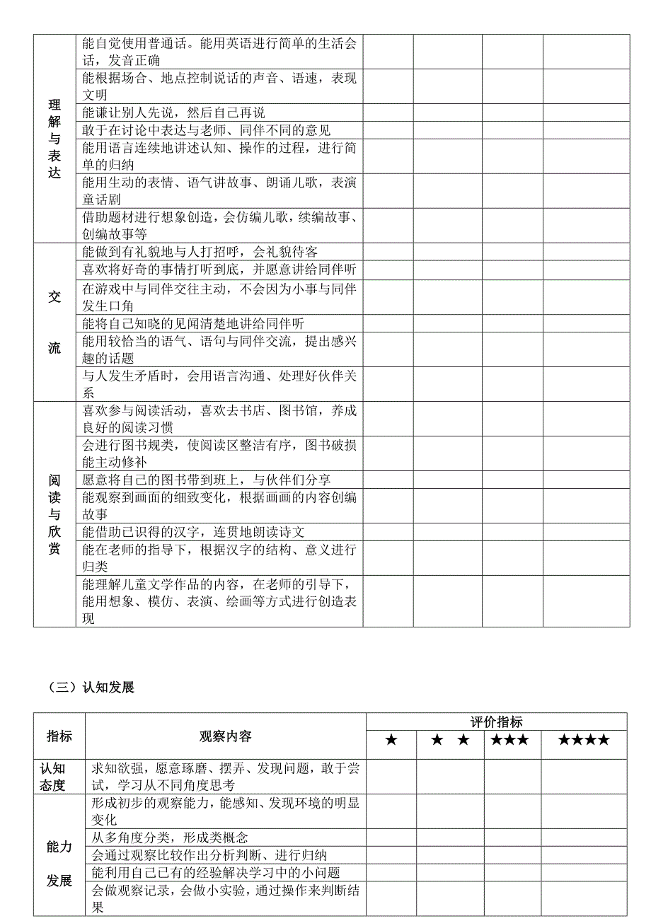 大班幼儿评价表2.doc_第2页