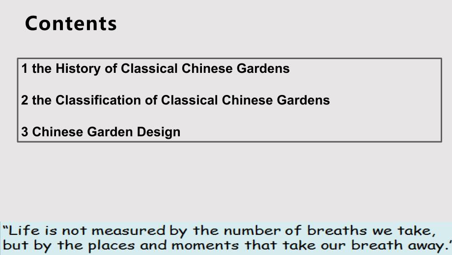 中国古典园林概述全面精炼英文英语园林景观PPT课件.pptx_第2页