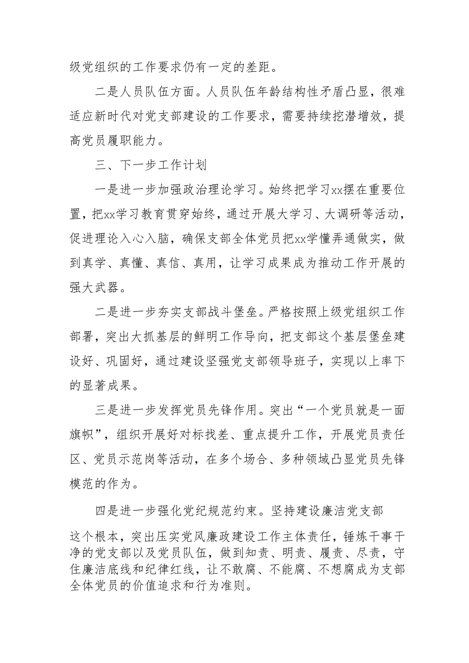 2025年上半年《党建工作总结》及下一步工作打算（4份）.docx_第3页