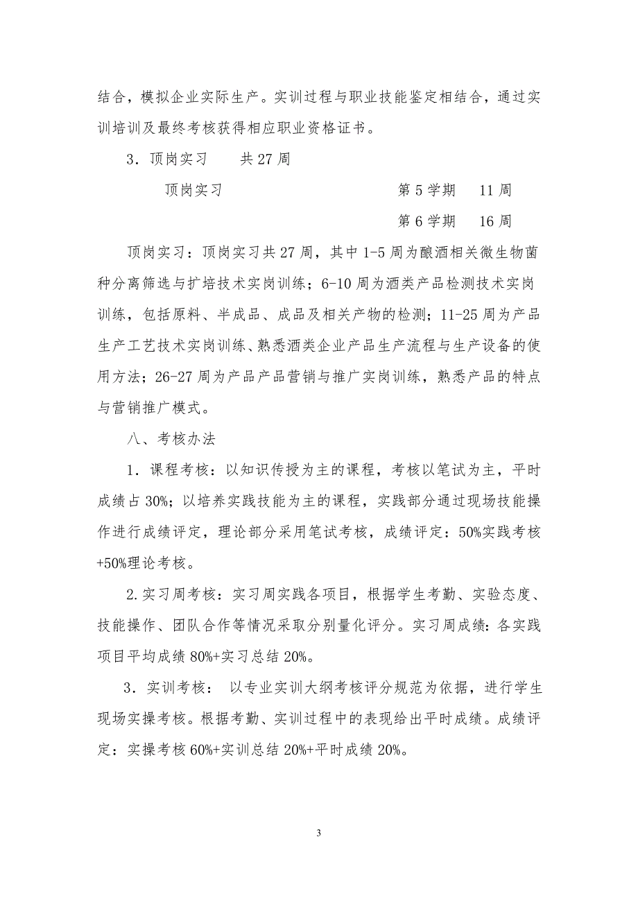 学校酿酒技术专业培养计划.doc_第3页