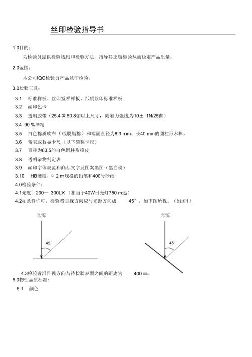 丝印检验指导书.doc