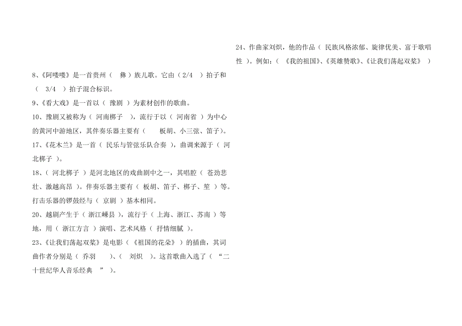 五年级下册音乐知识复习题.doc_第2页
