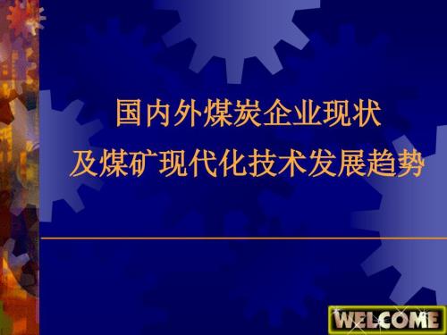 国内外煤炭企业现状及煤矿现代化技术发展趋势.ppt